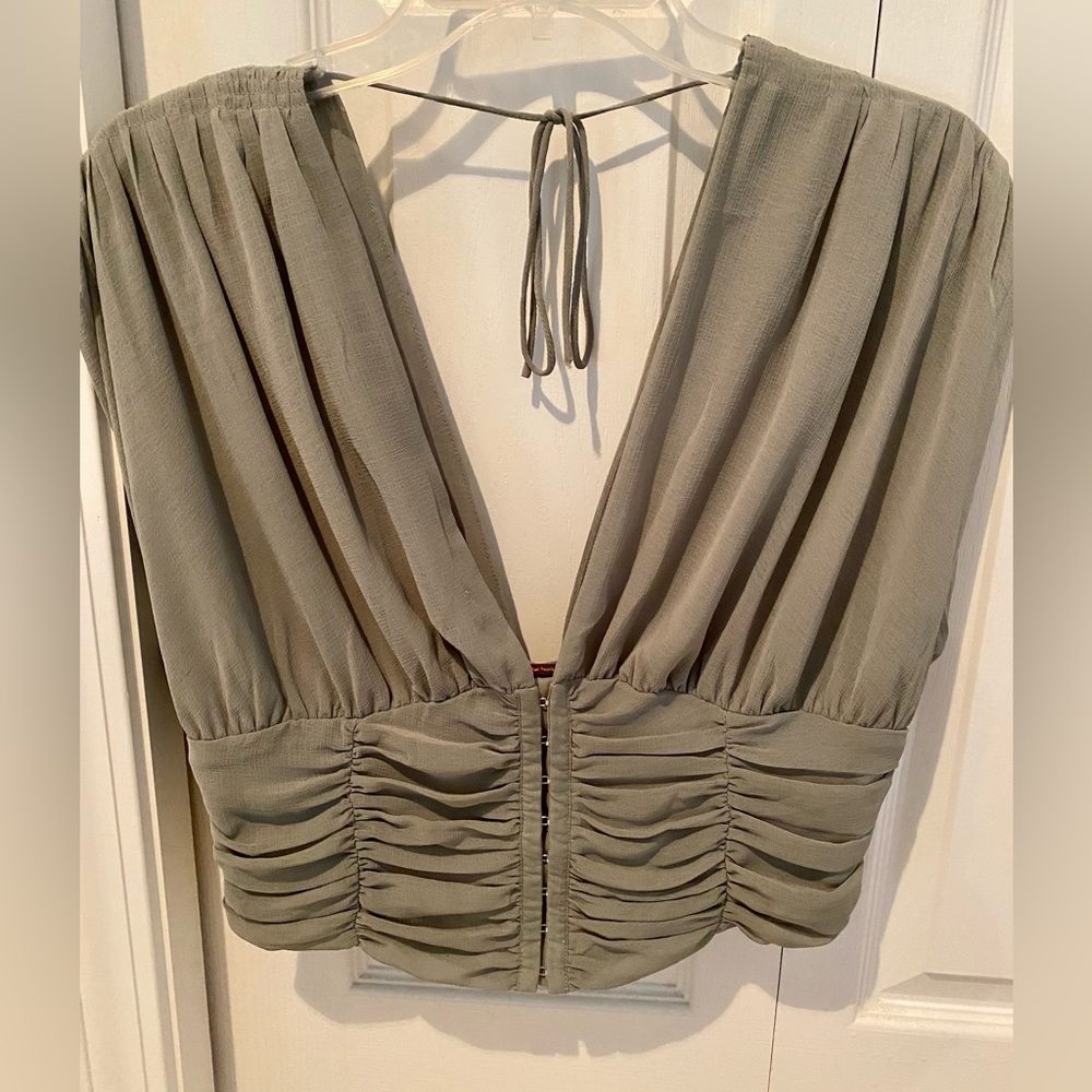 Free People Aria top Seagrass size medium